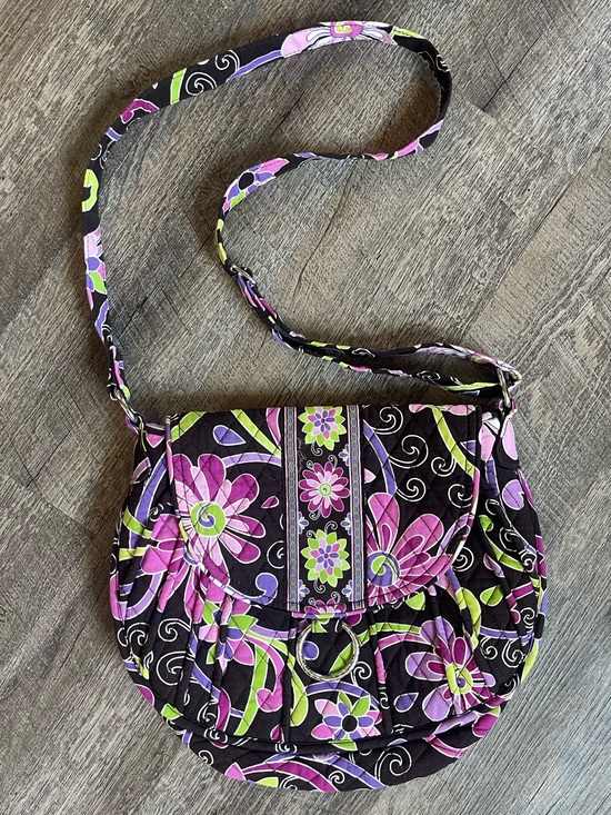 Vera Bradley Handbags - NWOT Vera Bradley Saddle Up Purple Punch print retired